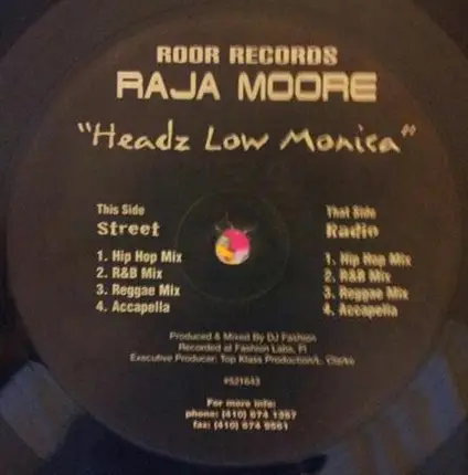 Raja More - Headz Low Monica