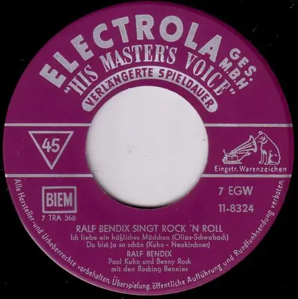 Ralf Bendix - Paul Kuhn Und Benny Rock And His Rocking Bennys - Ralf Bendix Singt Rock'n'Roll