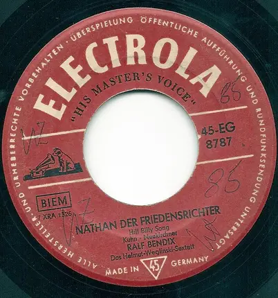Ralf Bendix - Nathan Der Friedensrichter