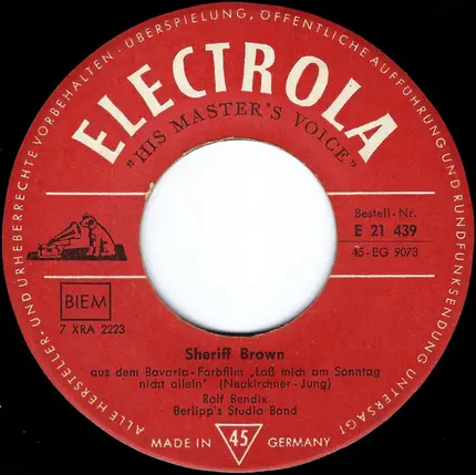 Ralf Bendix - Wir Bauen Die Straße Nach Kingston-Town