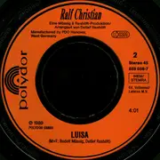 7inch Vinyl Single - Ralf Christian - (Komm Flieg Mit Mir In Die) Spanische Sonne