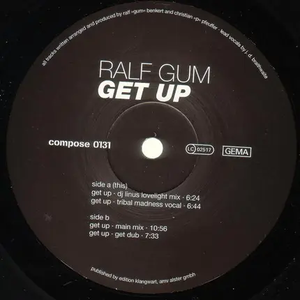 Ralf GUM - Get Up