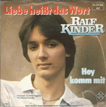 Ralf Kinder - Liebe Heißt Das Wort