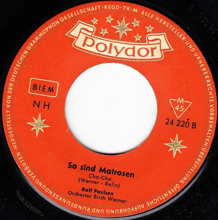 Ralf Paulsen - Fährt Ein Schiff Nach Mexico / So Sind Matrosen