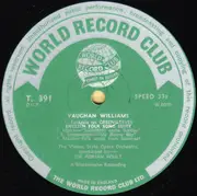 LP - Ralph Vaughan Williams - Orchester Der Wiener Staatsoper , Sir Adrian Boult - Fantasia On Greensleeves - Fantasia On A Theme By Thomas Tallis - English Folk Song Suite