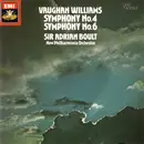 CD - Ralph Vaughan Williams , Sir Adrian Boult , New Philharmonia Orchestra - Symphony No.4 In F Minor - Symphony No.6 In E Minor*