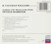 CD - Ralph Vaughan Williams , The Academy Of St. Martin-in-the-Fields , Sir Neville Marriner - Fantasia On A Theme By Thomas Tallis / Fantasia On Greensleeves / The Lark Ascending / Five Variants Of 'Dives And Lazarus'
