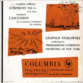 Vaughan Williams - Symphony No. 6 in E Minor / L'Ascension (Four Symphonic Meditations For Orchestra)