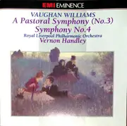 CD - Ralph Vaughan Williams / Alison Barlow , Royal Liverpool Philharmonic Orchestra , Vernon Handley - A Pastoral Symphony (No.3) Symphony No.4 In F Minor