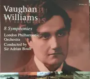 CD-Box - Ralph Vaughan Williams / London Philharmonic Orchestra , Sir Adrian Boult - 8 Symphonies