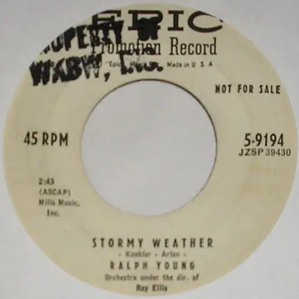 Ralph Young - Baby Doll / Stormy Weather