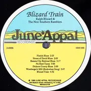 LP - Ralph Blizard & The New Southern Ramblers - Blizard Train - Booklet