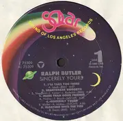 LP - Ralph Butler - Sincerely Yours