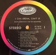 LP - Ralph Carmichael Orchestra - I Can Dream, Can't I?