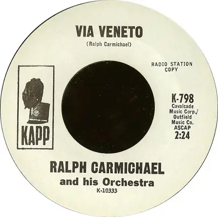 Ralph Carmichael Orchestra - Scramble / Via Veneto