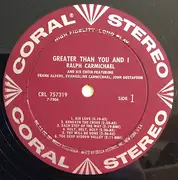 LP - Ralph Carmichael - Greater Than You And I