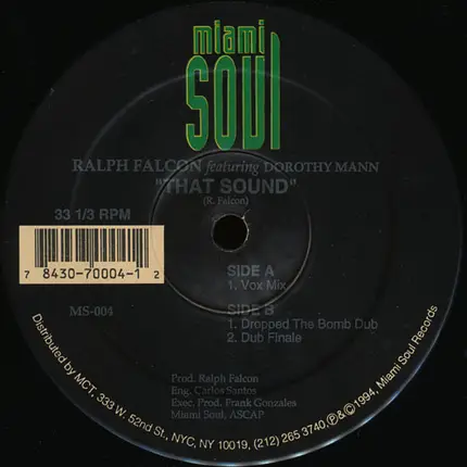 Ralph Falcon Featuring Dorothy Mann - That Sound