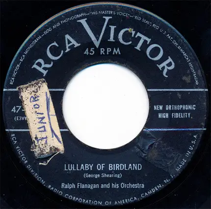 Ralph Flanagan And His Orchestra - Did I Remember / Lullaby Of Birdland