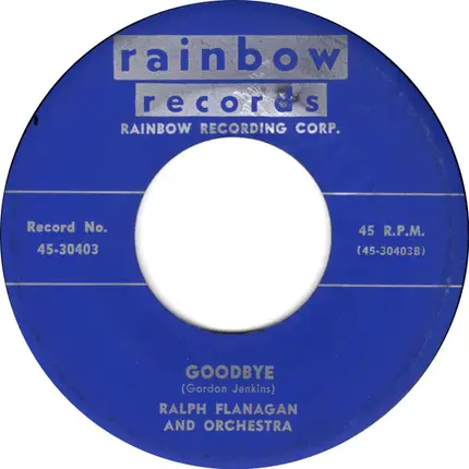 Ralph Flanagan And His Orchestra - I'm Getting Sentimental Over You / Goodbye