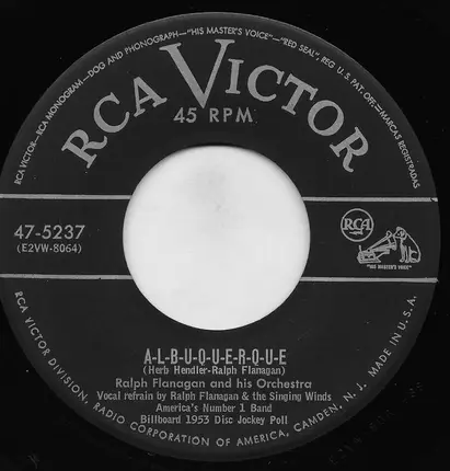 Ralph Flanagan And His Orchestra - Moon / A-L-B-U-Q-U-E-R-Q-U-E