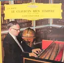 LP - J. S. Bach - Le Clavier Bien Tempéré. 20 Partie - BWV 870-893 - open tri-fold cover, tulip rim