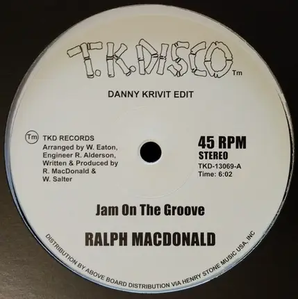 Ralph MacDonald / Foxy - Jam On The Groove
