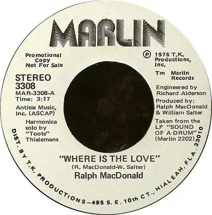Ralph MacDonald - Where Is The Love