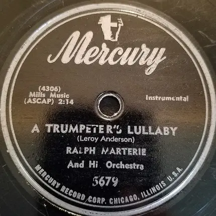 Ralph Marterie And His Orchestra - Beautiful Ohio / A Trumpeter's Lullaby