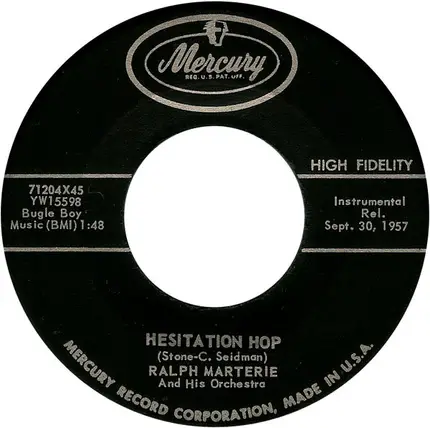 Ralph Marterie And His Orchestra - Driftwood / Hesitation Hop