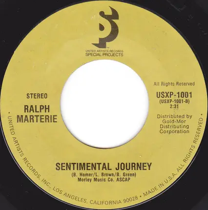 Ralph Marterie - Serenade In Blue / Sentimental Journey
