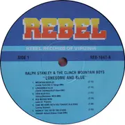 LP - Ralph Stanley And The Clinch Mountain Boys - Lonesome And Blue
