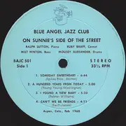 LP - Ralph Sutton , Ruby Braff , Milt Hinton , Mousey Alexander - On Sunnie's Side Of The Street
