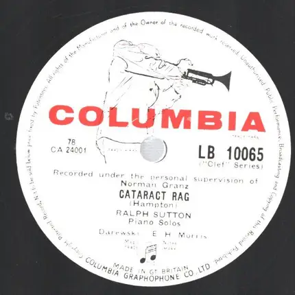 Ralph Sutton - Cataract Rag / Harlem Drag