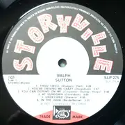 LP - Ralph Sutton - Ralph Sutton Quartet