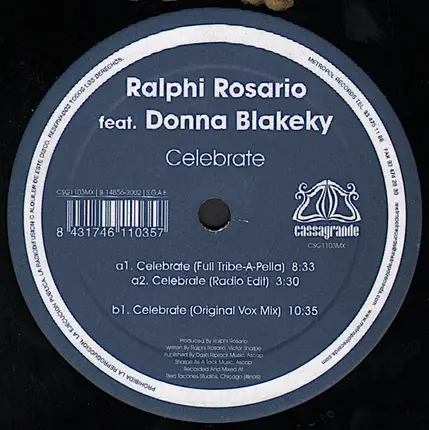 Ralphi Rosario - Celebrate