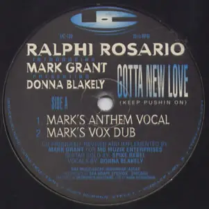 Ralphi Rosario - Gotta New Love (Keep Pushin On)