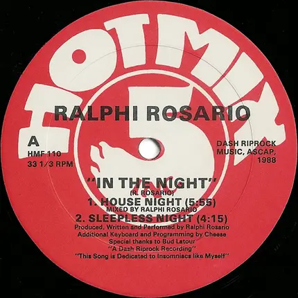 Ralphi Rosario - In The Night
