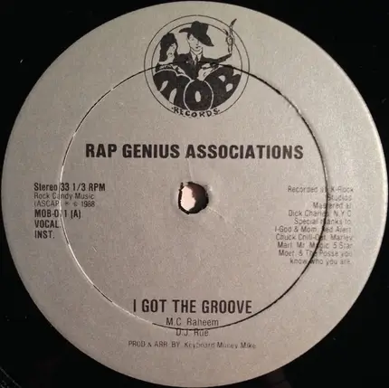 Rap Genius Associations - I Got The Groove