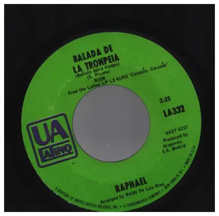 Raphael - Balada de la Tronpeia / Alleluya del Silencio