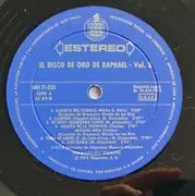 LP - Raphael - El Disco De Oro  De Raphael - Vol. 2