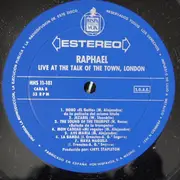LP - Raphael - Live At The Talk Of The Town, London