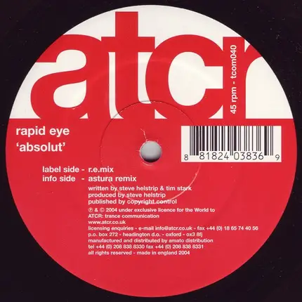 Rapid Eye - ABSOLUT