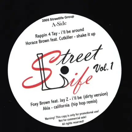 Various artists, Rappin 4 Tay, Horace Brown, Cutkiller, Foxy Brown, Jay Z - I'll Be Around / Can't Stop, Wan't Stop