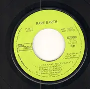 7inch Vinyl Single - Rare Earth - Sólo Quiero Celebrar - Original Mexican EP