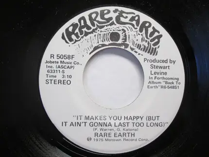 Rare Earth - It Makes You Happy