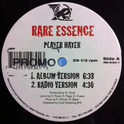 Rare Essence - Player Hater