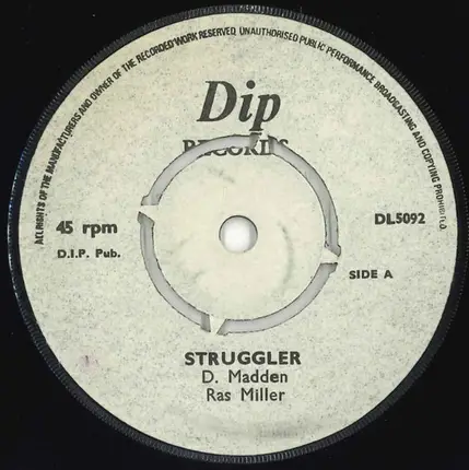 Ras Miller / David Madden - Struggler