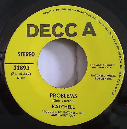 Ratchell - Lazy Lady / Problems