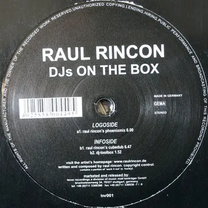 Raul Rincon - DJs on the Box