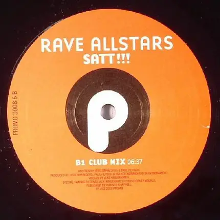 Rave Allstars - Hardcore Vibes / Satt !!!
